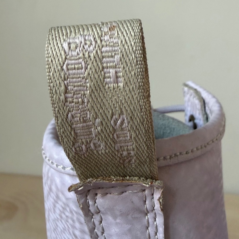 Dr. Martens Lilac Leather Combat Boots - Picture 9 of 14